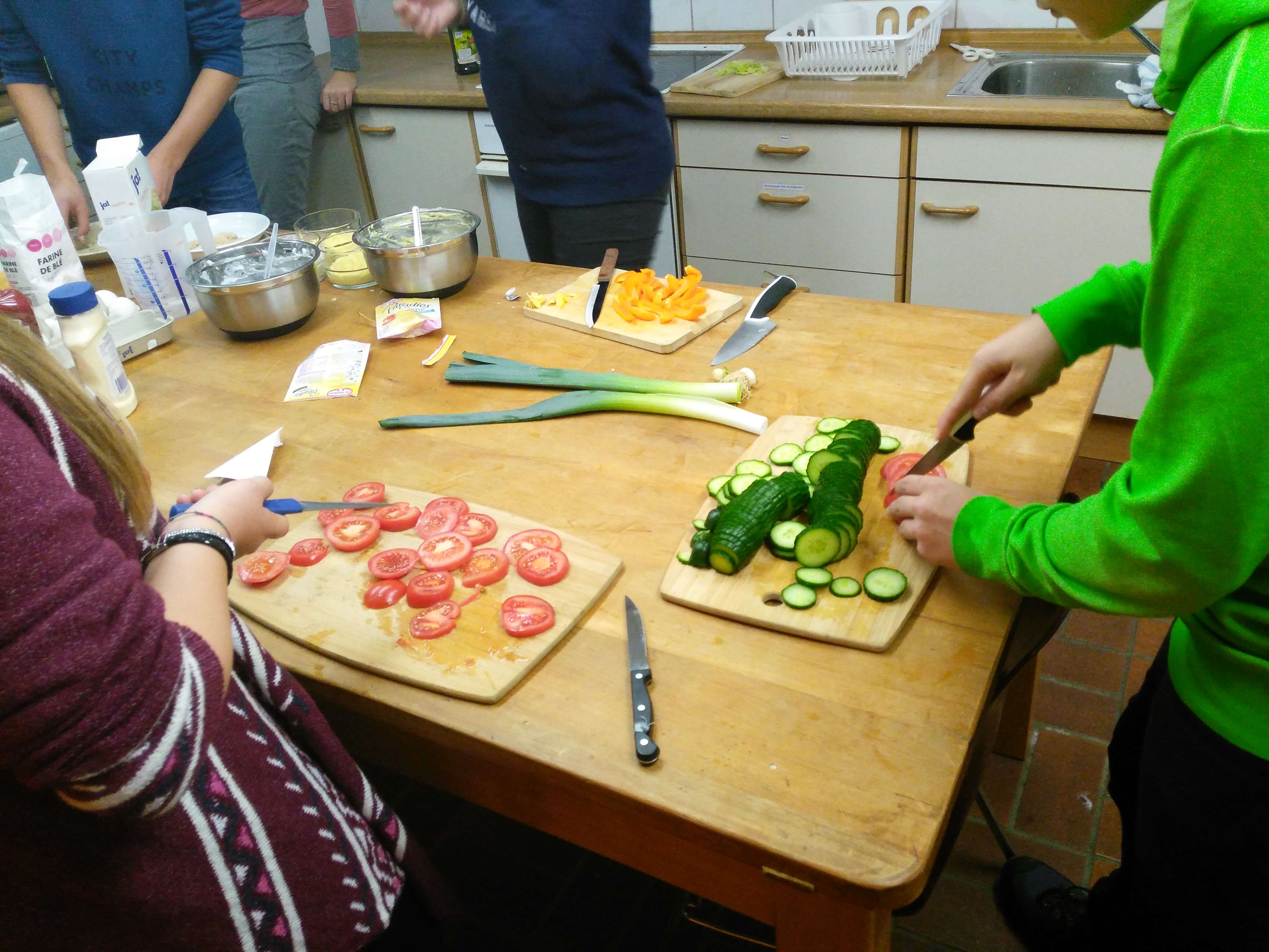 Fangschreckenkrebse zaubern leckeres Abendessen